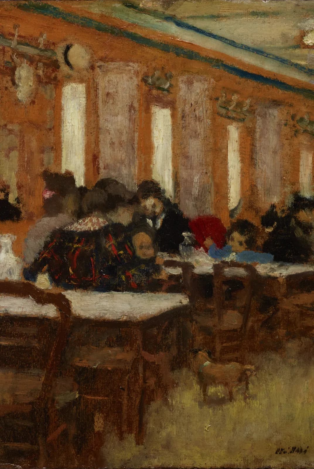 Zelfportret met wandelstok en strohoed – Édouard Vuillard