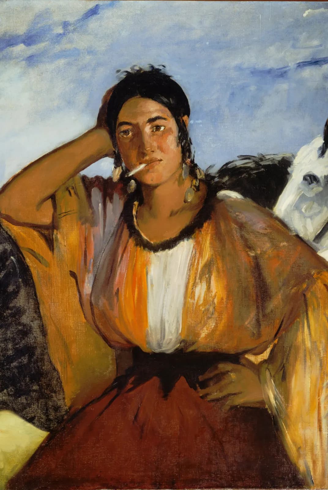 Zigeunerin met een sigaret – Édouard Manet