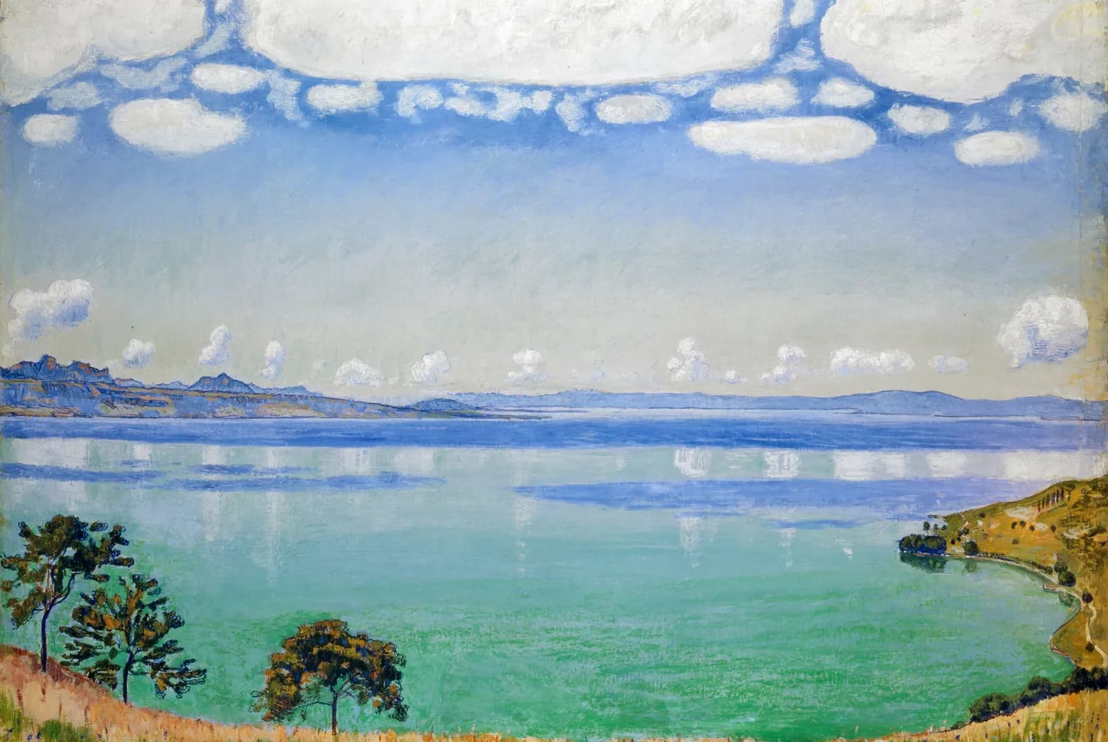 Zomerse dag aan het meer – Ferdinand Hodler