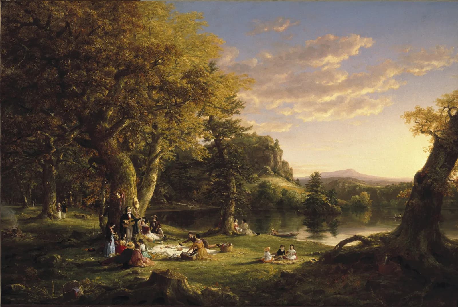 Zomerse picknick – Thomas Cole