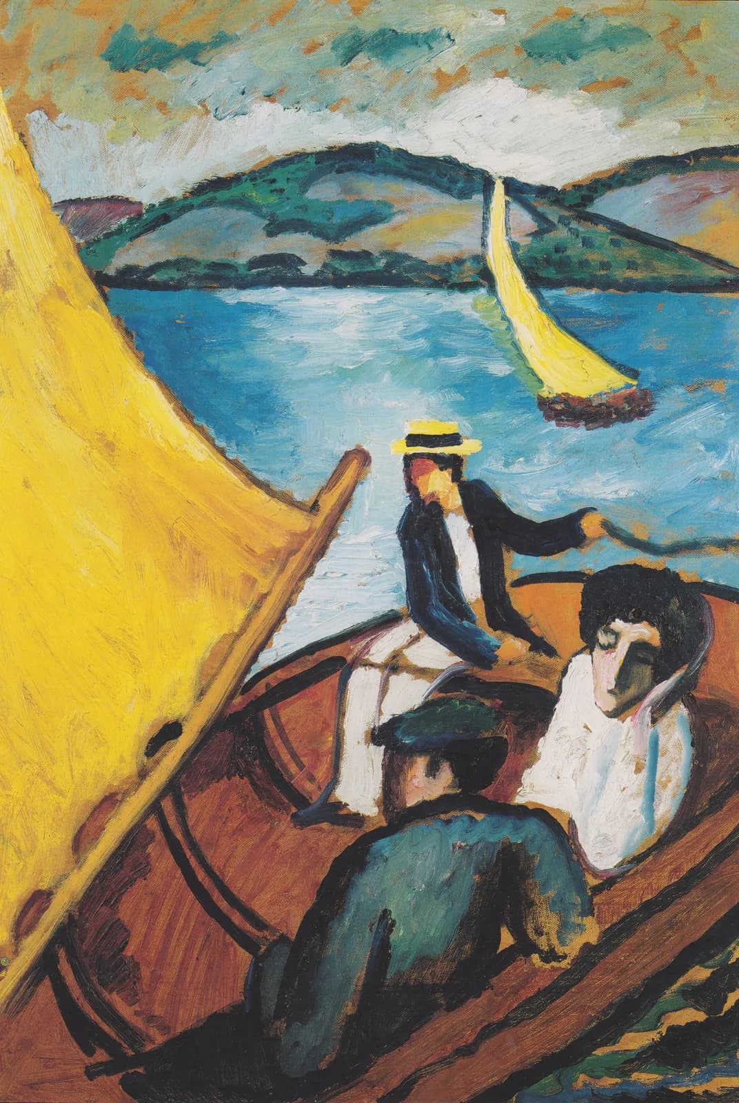 Zomerse zeiltocht – August Macke