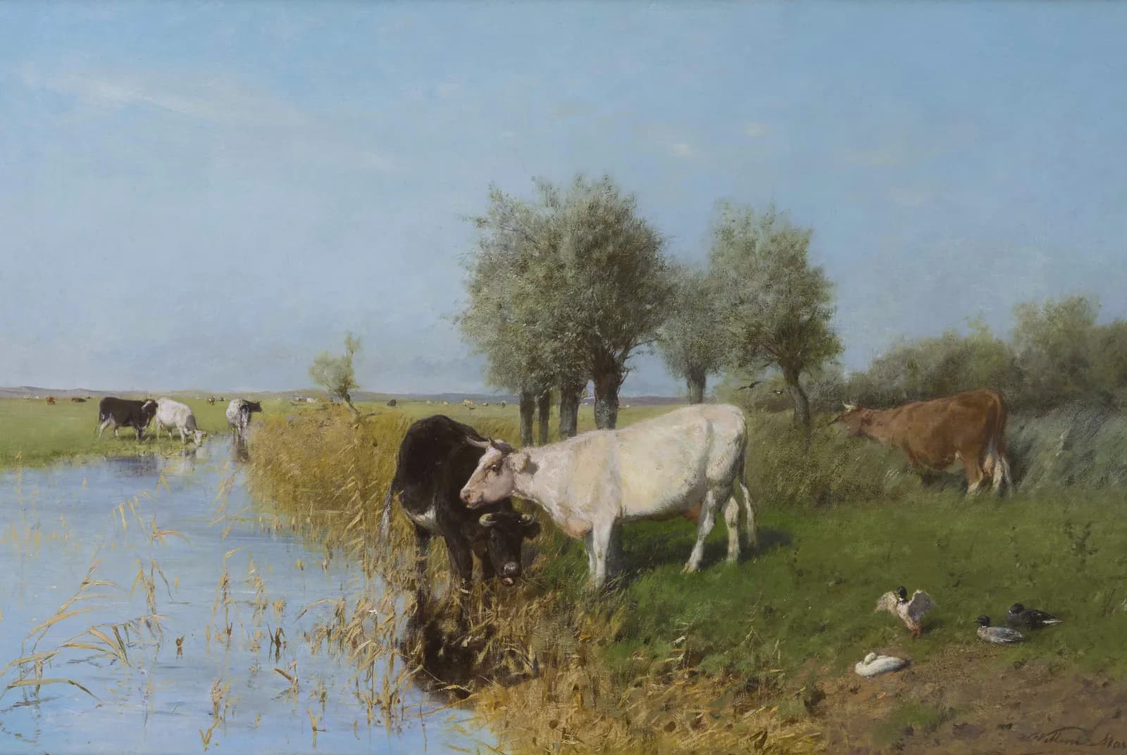 Zonnig weiland – Willem Maris