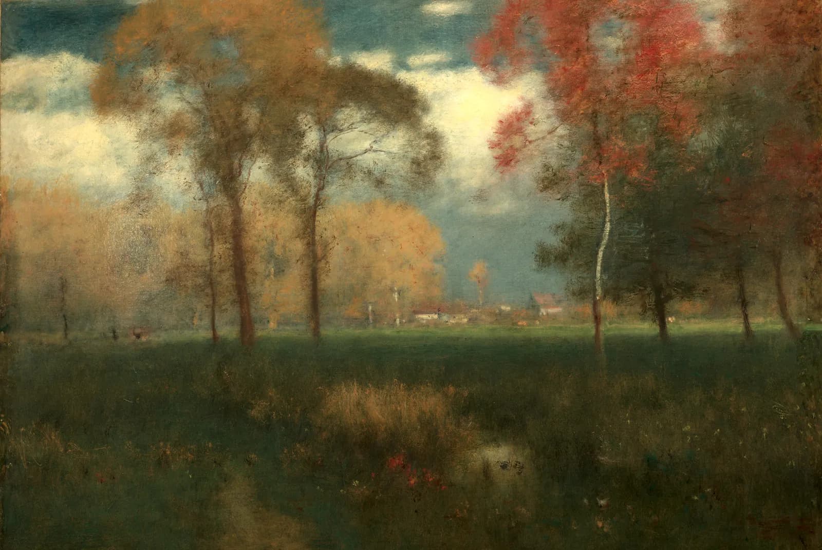Zonnige herfstdag – George Inness