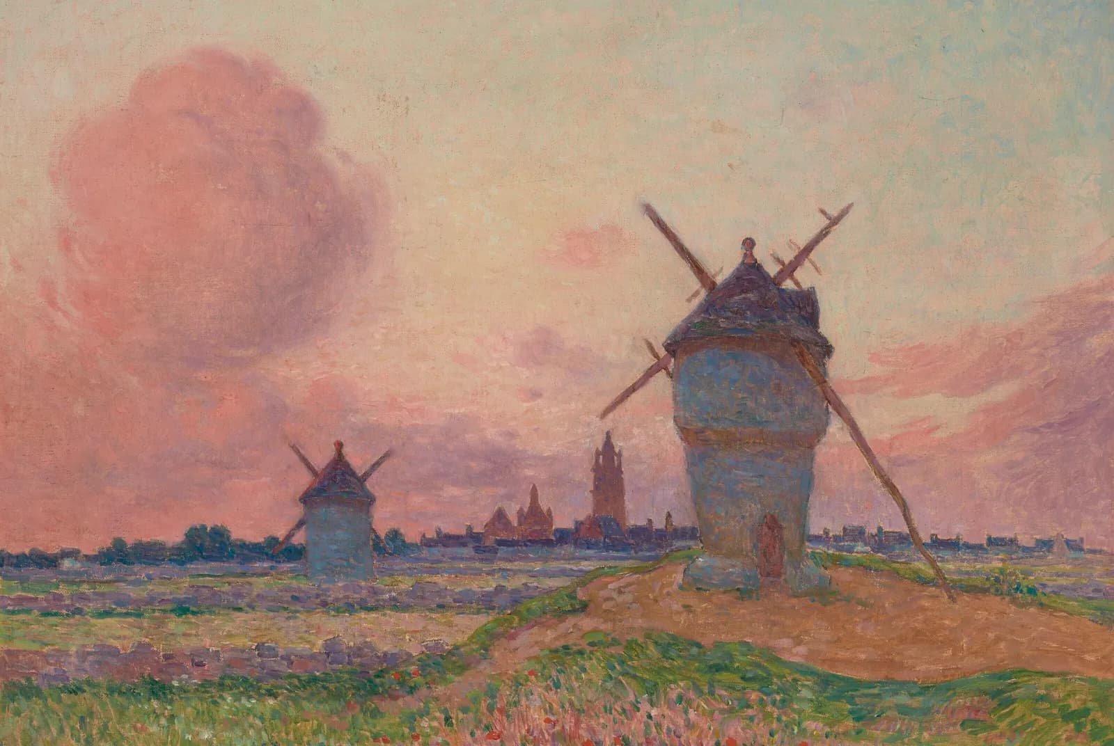 Zonsondergang bij Bourg-de-Batz – Ferdinand du Puigaudeau