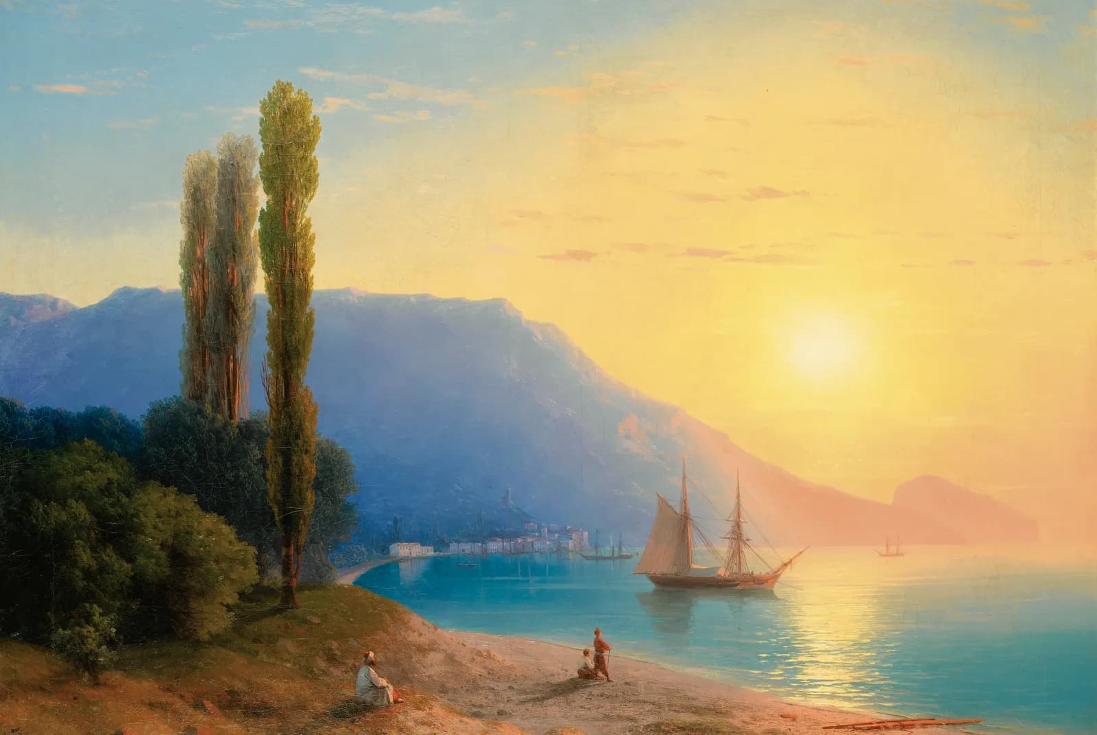 Zonsondergang boven Jalta – Ivan Aivazovsky