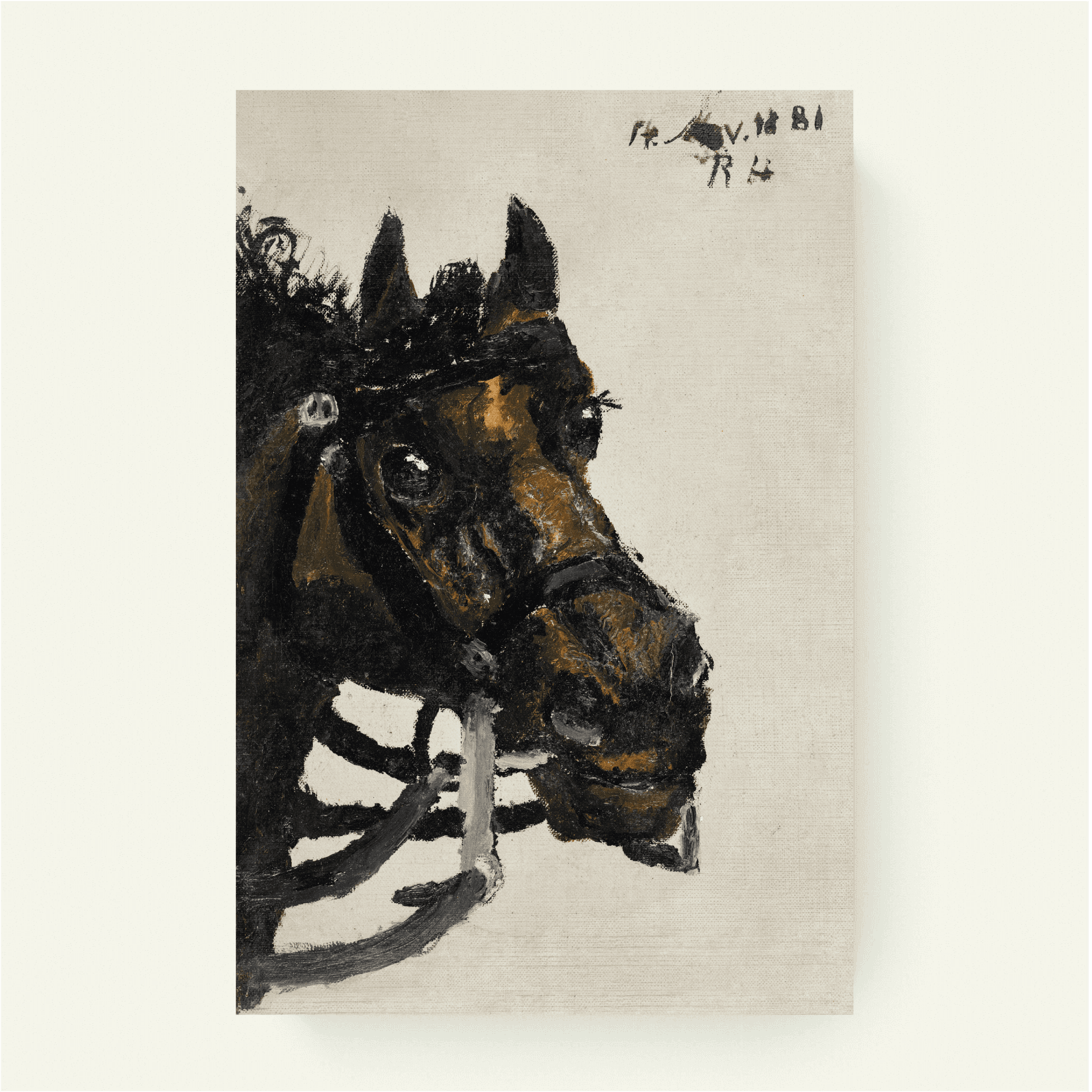Paarden hoofd – Richard Roland Holst