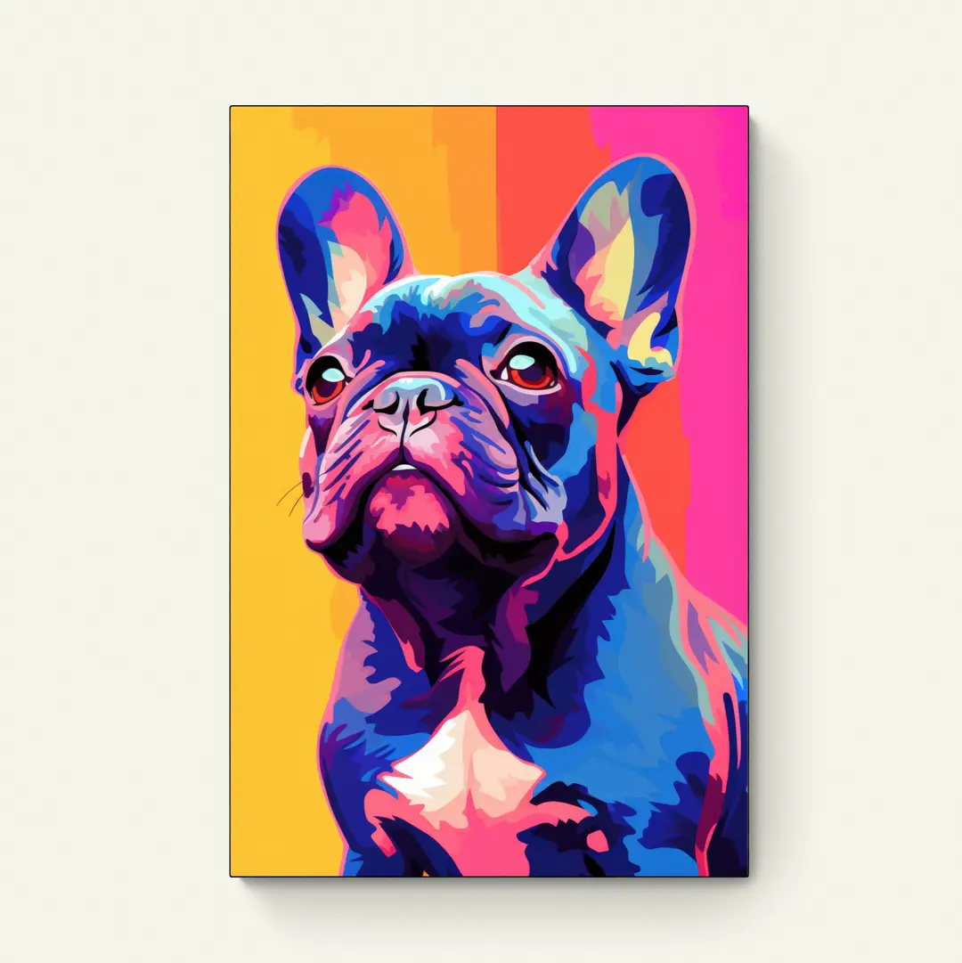 Pop-Art Bulldog