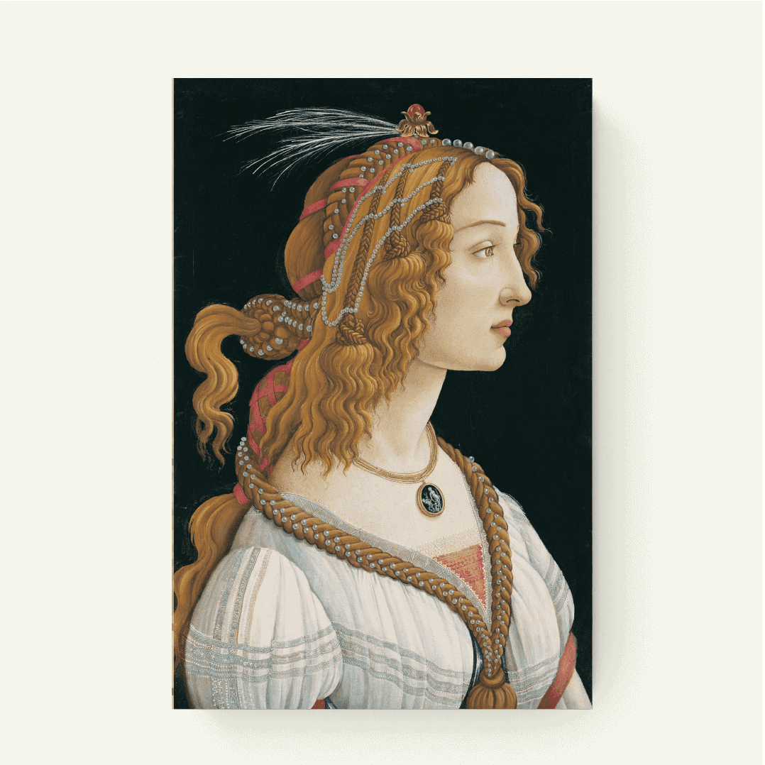 Portret van een dame – Sandro Botticelli