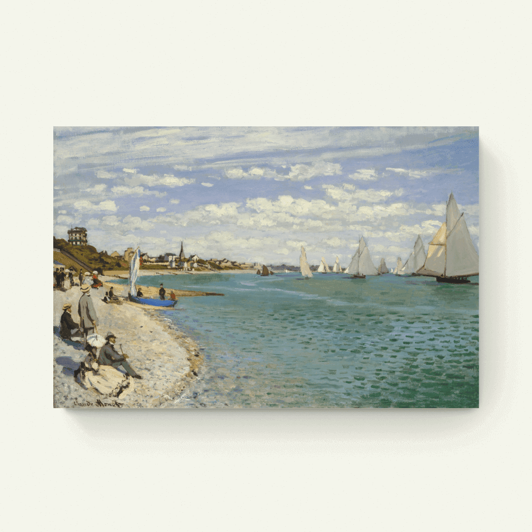 Regatta at Sainte-Adresse – Claude Monet