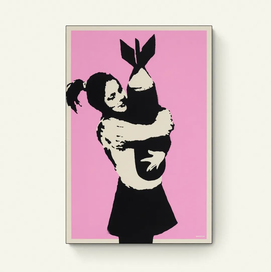 Roze Knuffel – Banksy