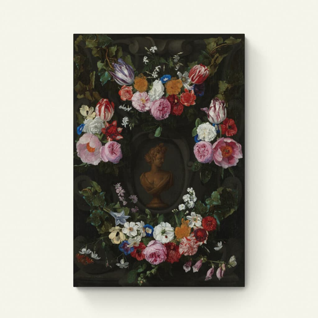 Standbeeld met bloemen – Jan Philip van Thielen