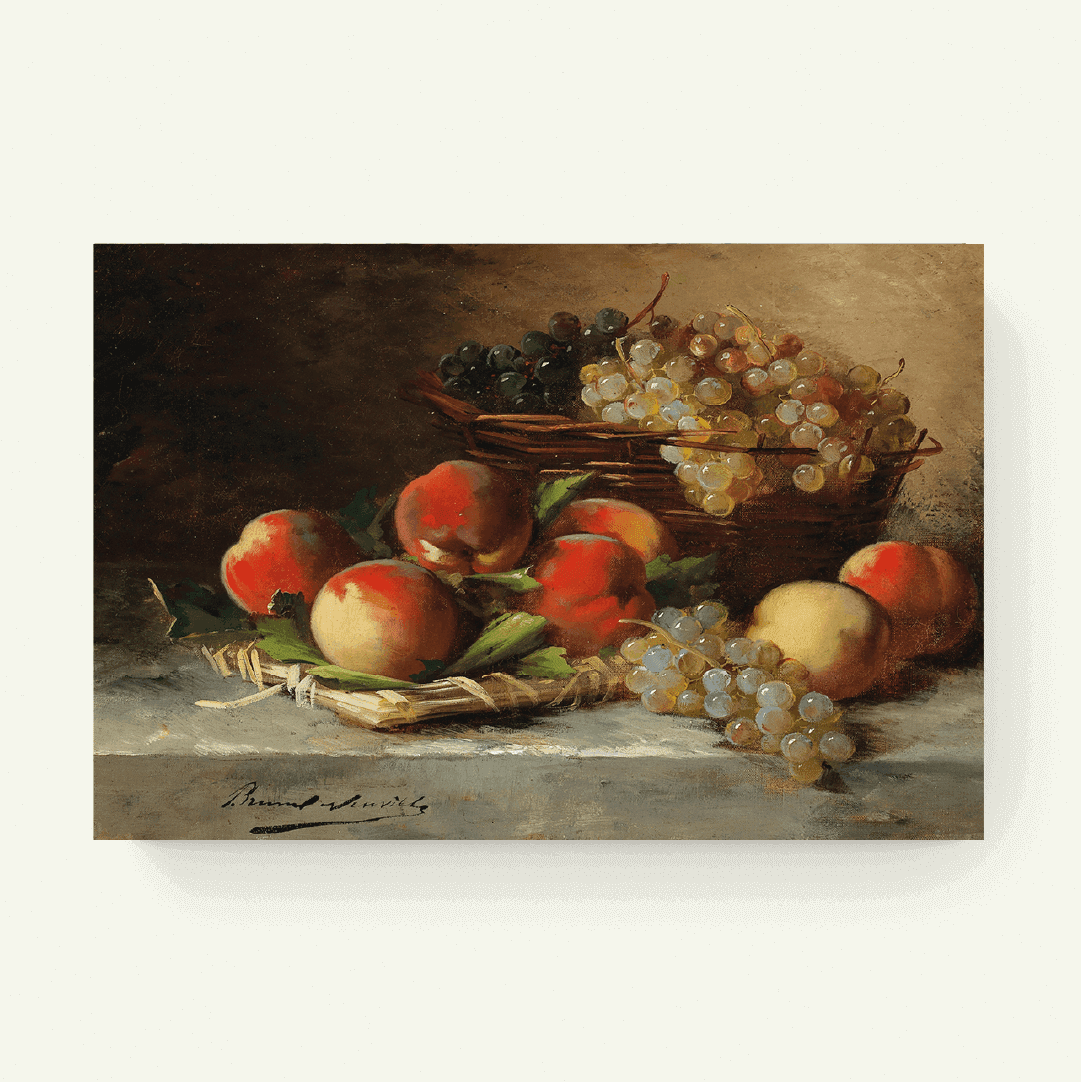 Stilleven met appels en druiven – Arthur-Alfred Brunel de Neuville