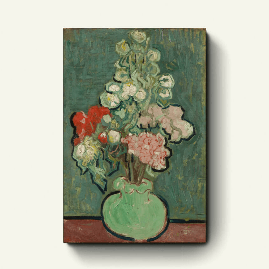 Stilleven met bloemen (groen) – Vincent van Gogh