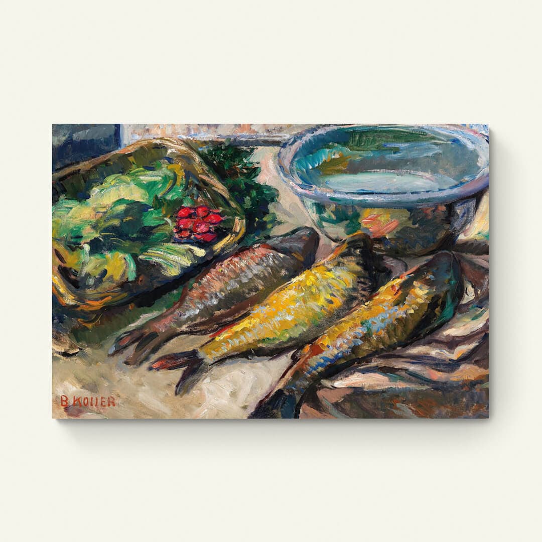 Stilleven met Drie Vissen – Broncia Koller-Pinell