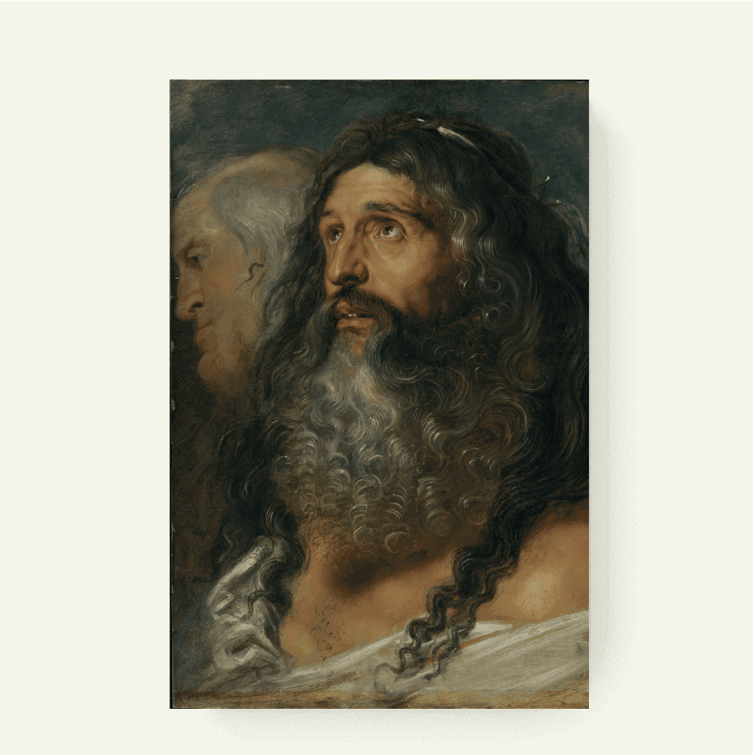 Studie van twee gezichten – Peter Paul Rubens