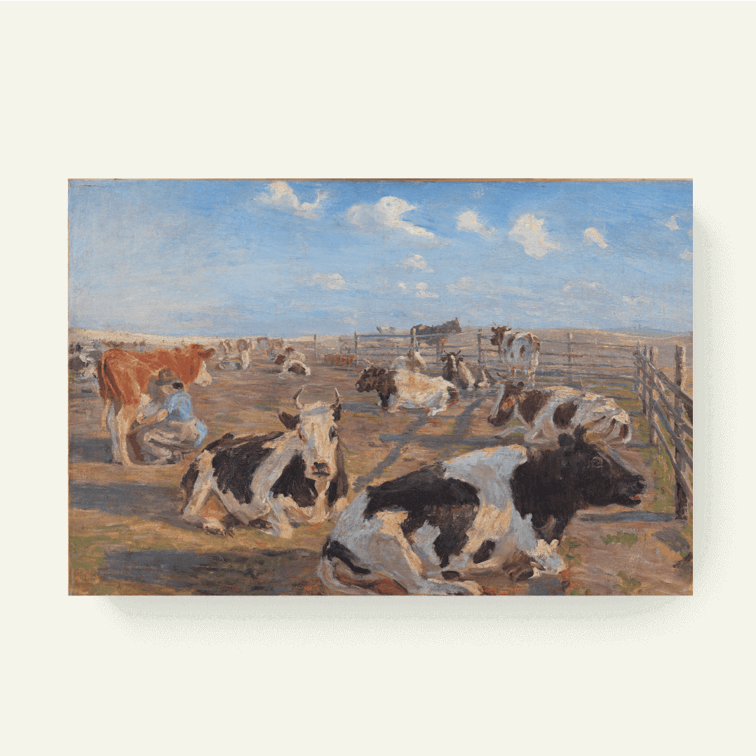 De melkplaats bij Meilgård – Theodor Philipsen