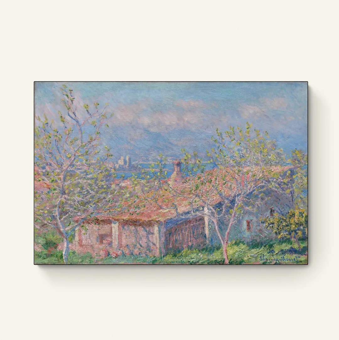 Tuinmanshuis bij Antibes – Claude Monet