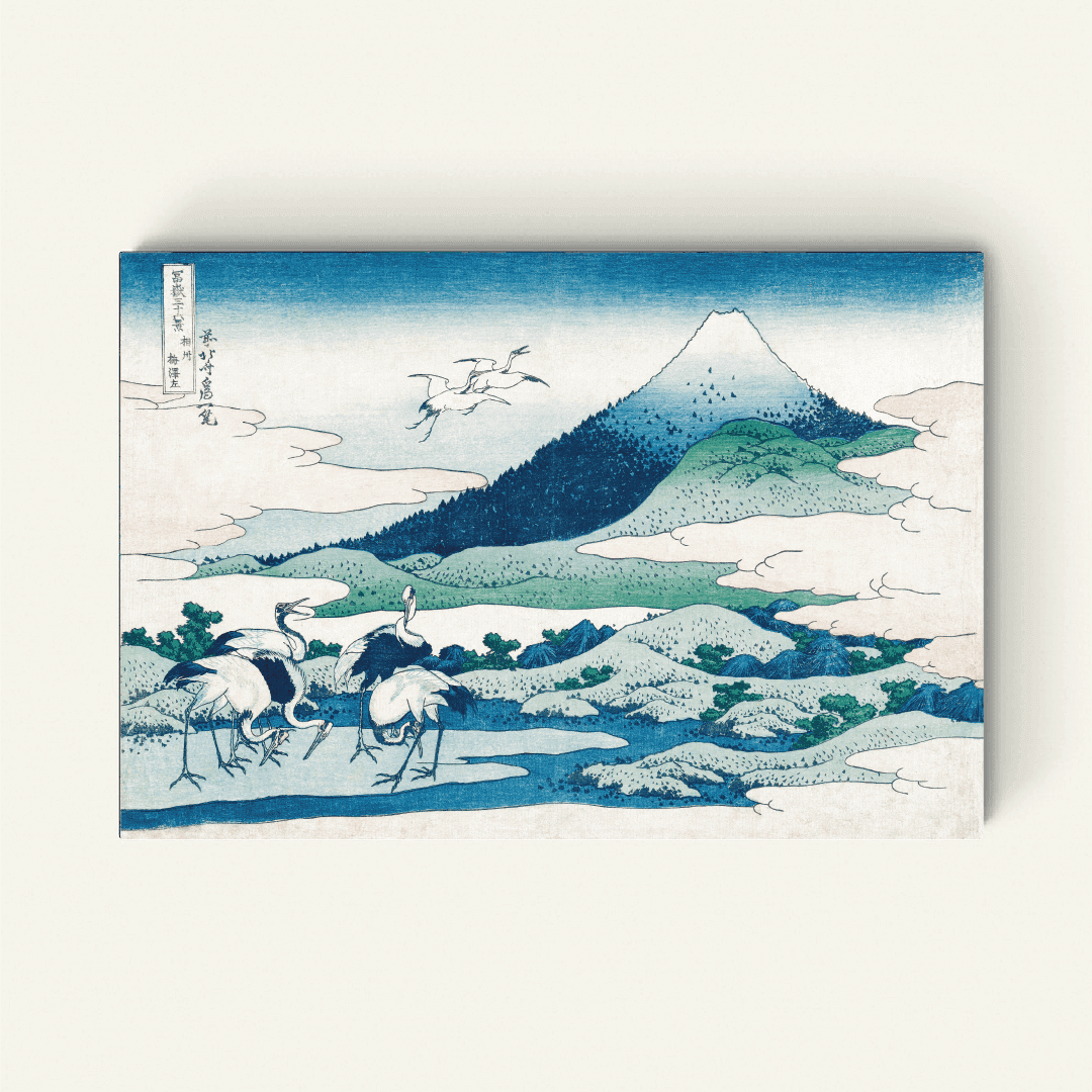 Umezawa reigers in de Provincie Sagami – Katsushika Hokusai