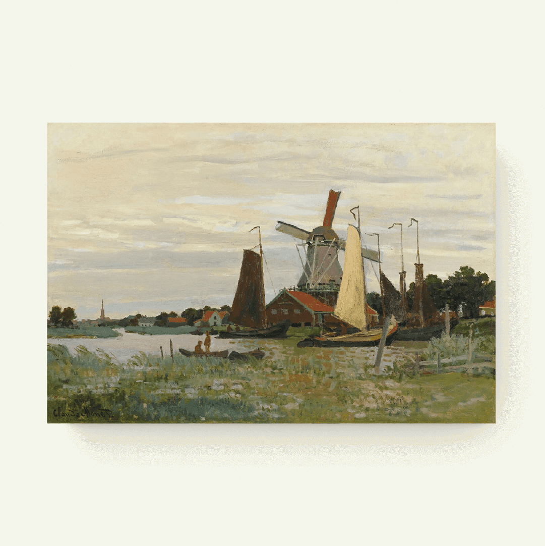 Un Moulin À Zaandam – Claude Monet