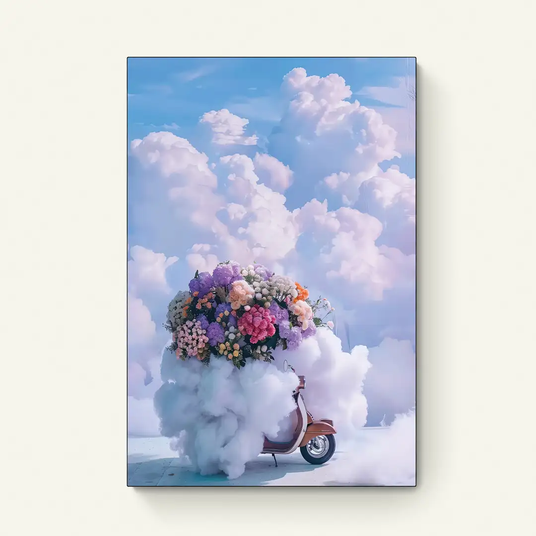 Vespa in de Wolken