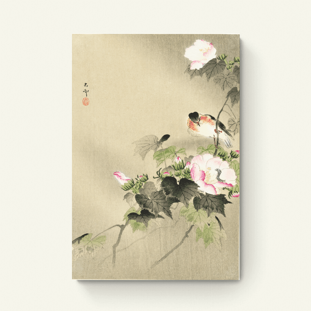 Vogel en Rups – Ohara Koson