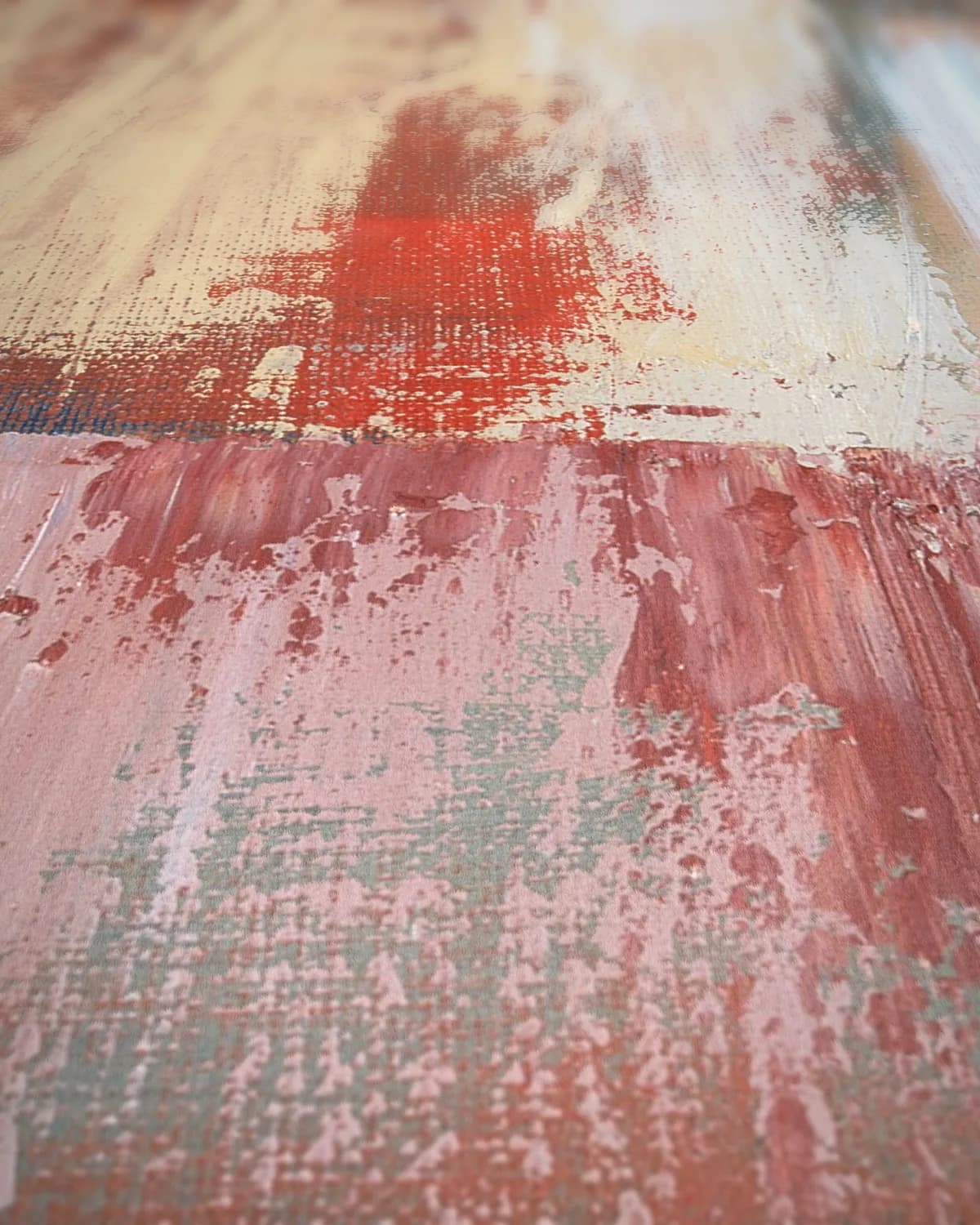 Abstract I op geweven fluweel, uitsnede 3 van 3