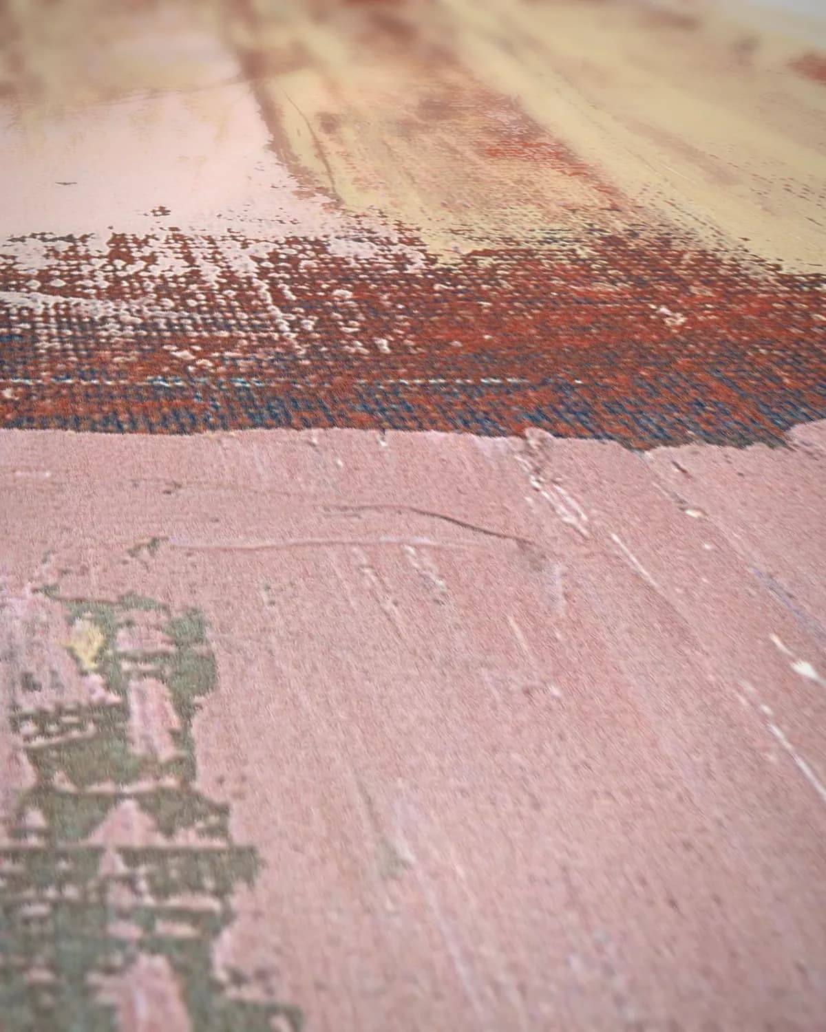 Abstract I op geweven fluweel, uitsnede 2 van 3