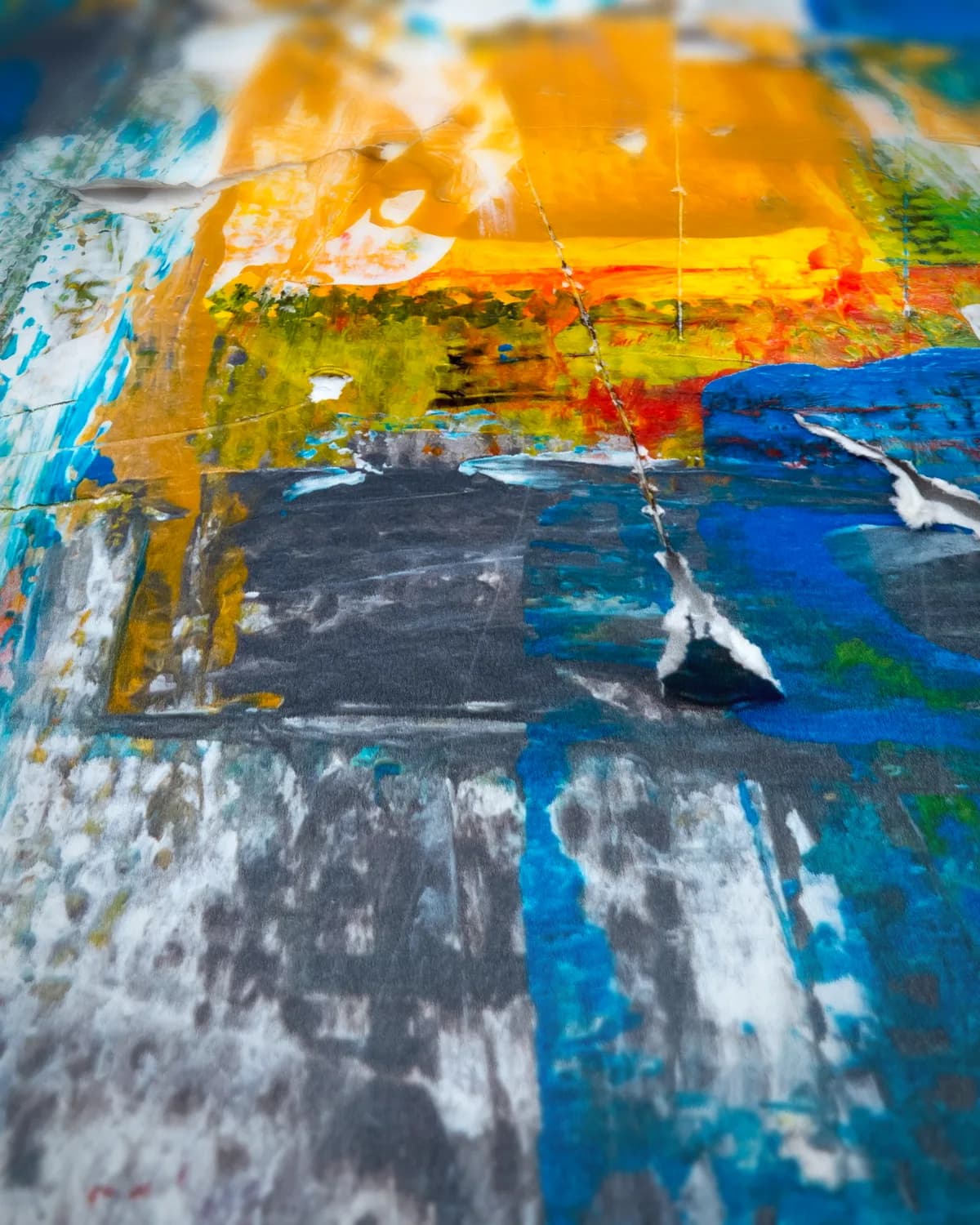 Abstract II op geweven fluweel, uitsnede 3 van 3