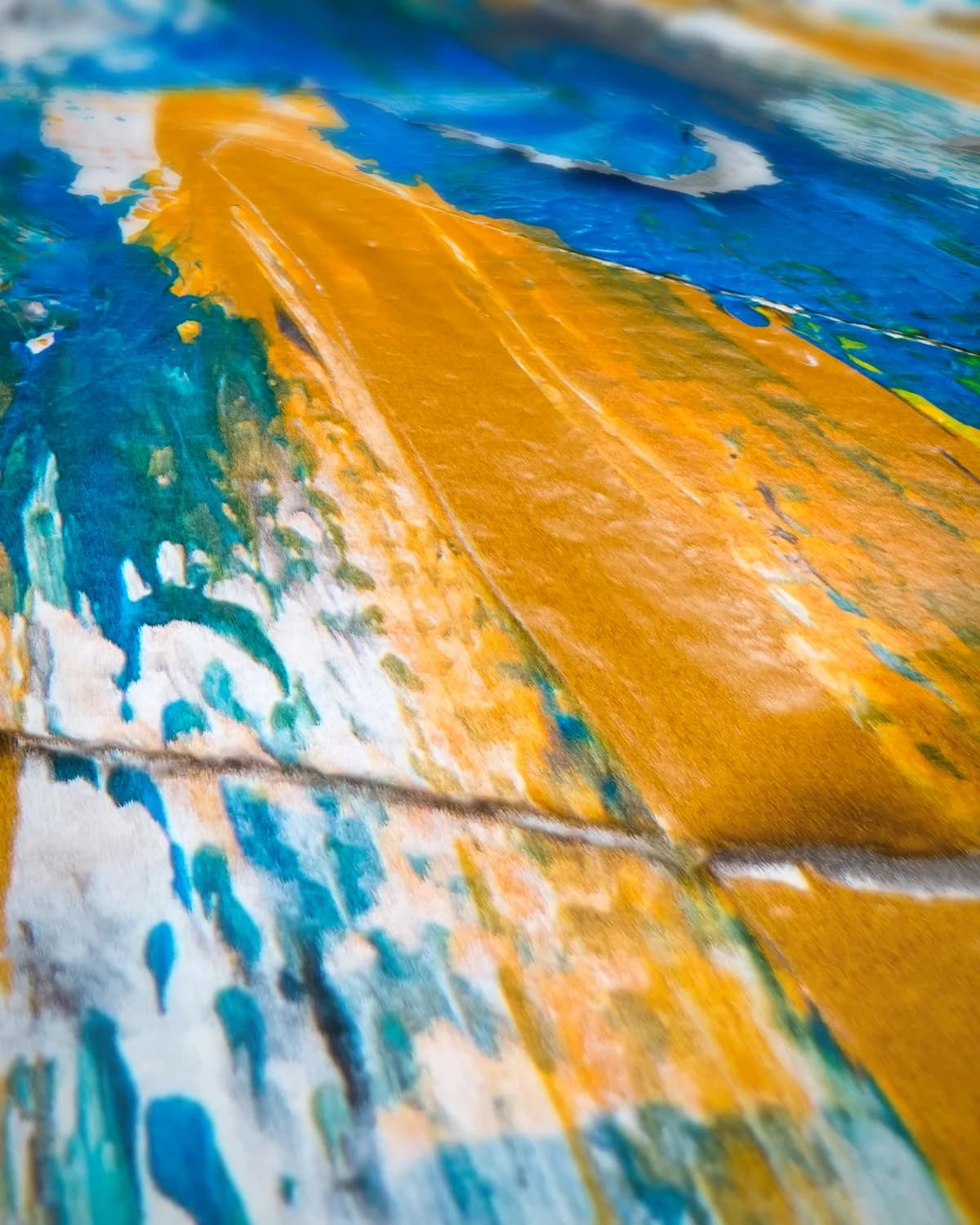 Abstract II op geweven fluweel, uitsnede 2 van 3