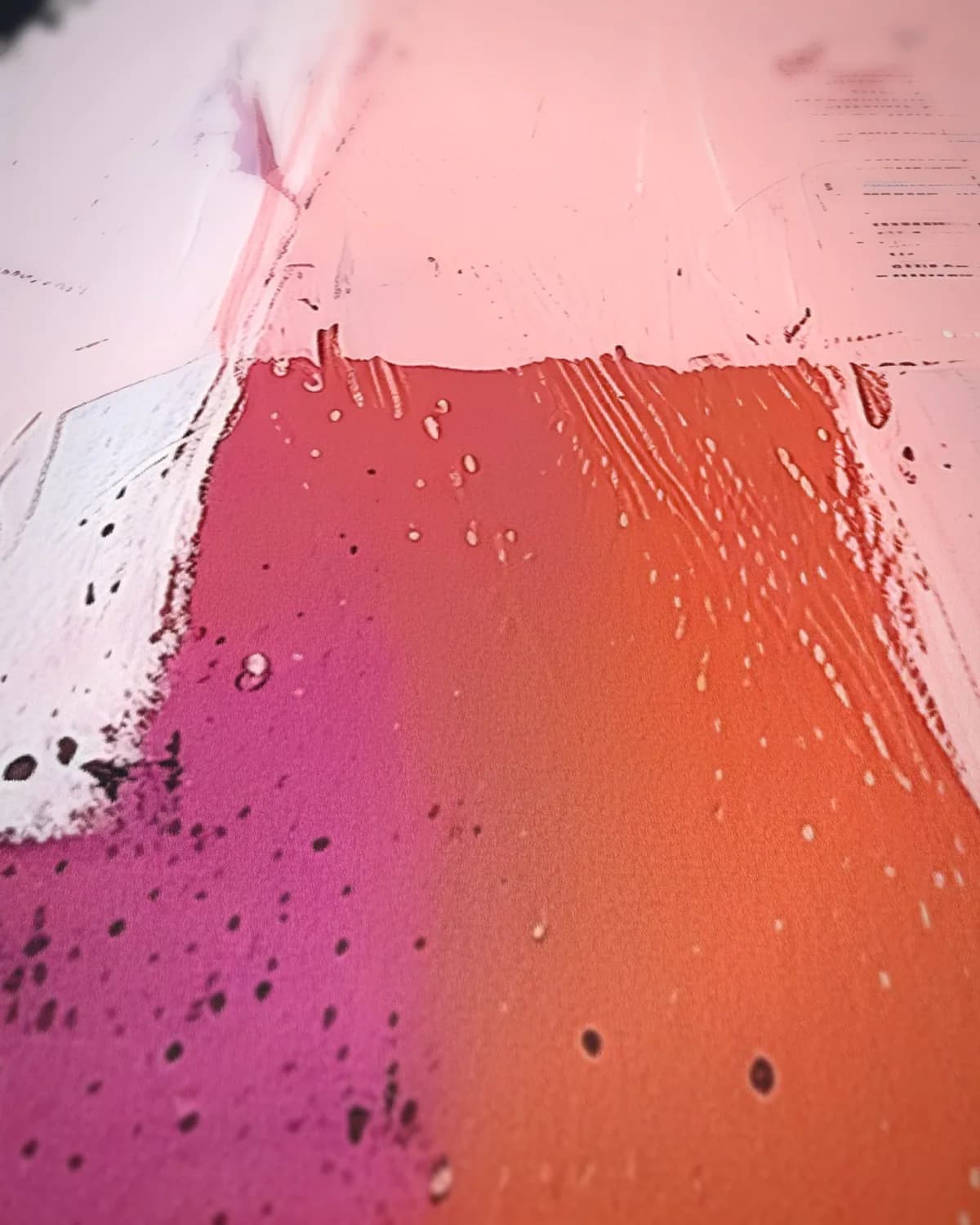 Abstracte Harmonie op geweven fluweel, uitsnede 3 van 3