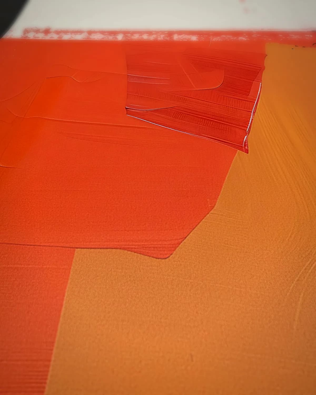 Abstracte Ritmes op geweven fluweel, uitsnede 3 van 3