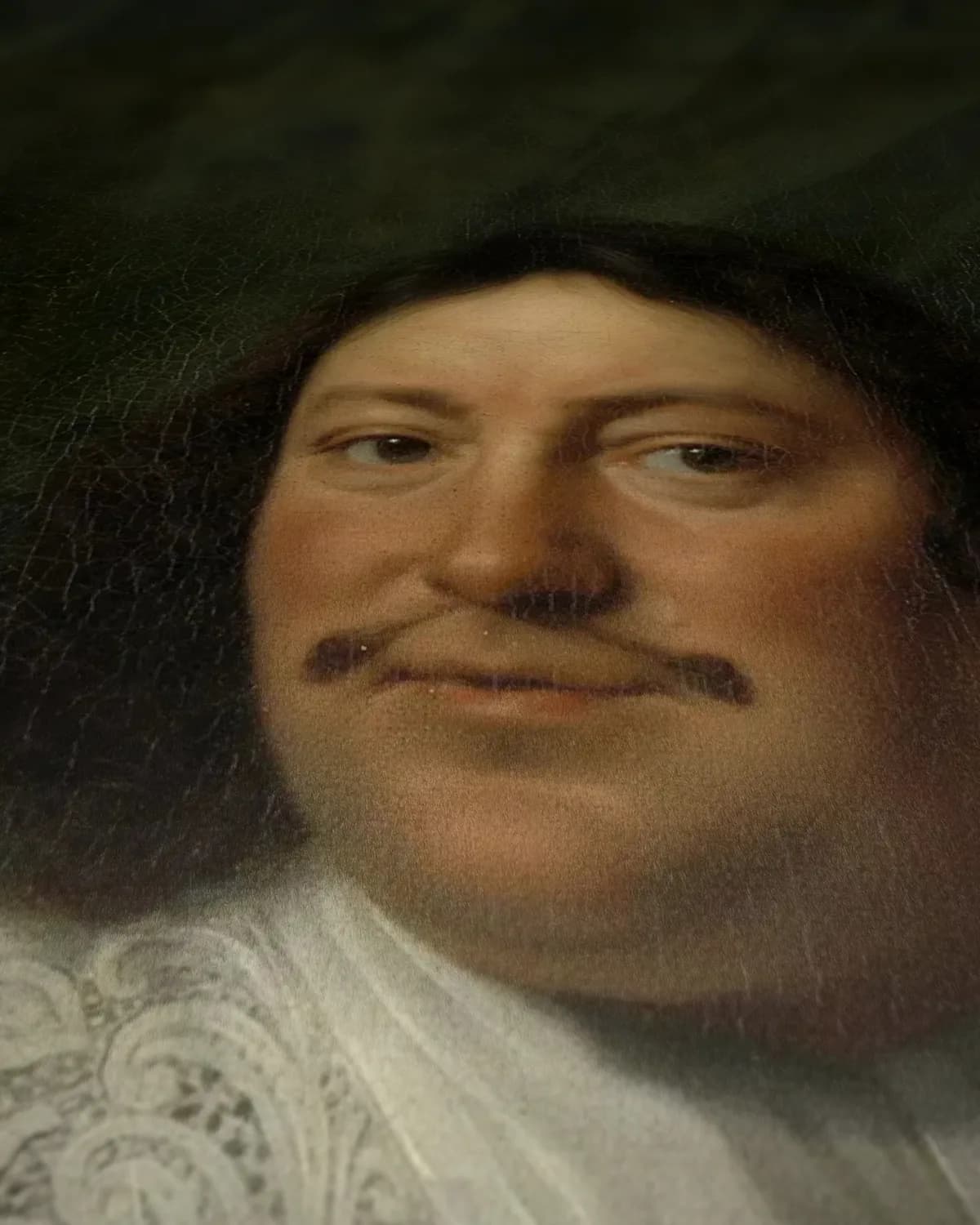 Aert van Nes, luitenant-admiraal op geweven fluweel, uitsnede 3 van 3