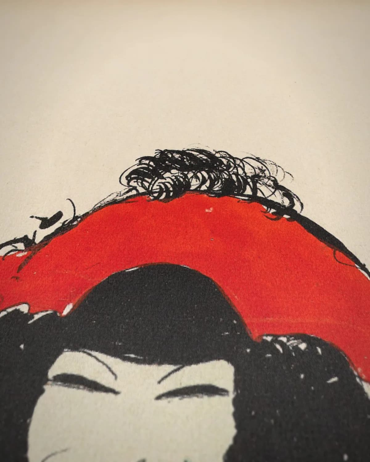 "Album "le Turf" par Sem; Polaire". Lithographie couleur. op geweven fluweel, uitsnede 3 van 3