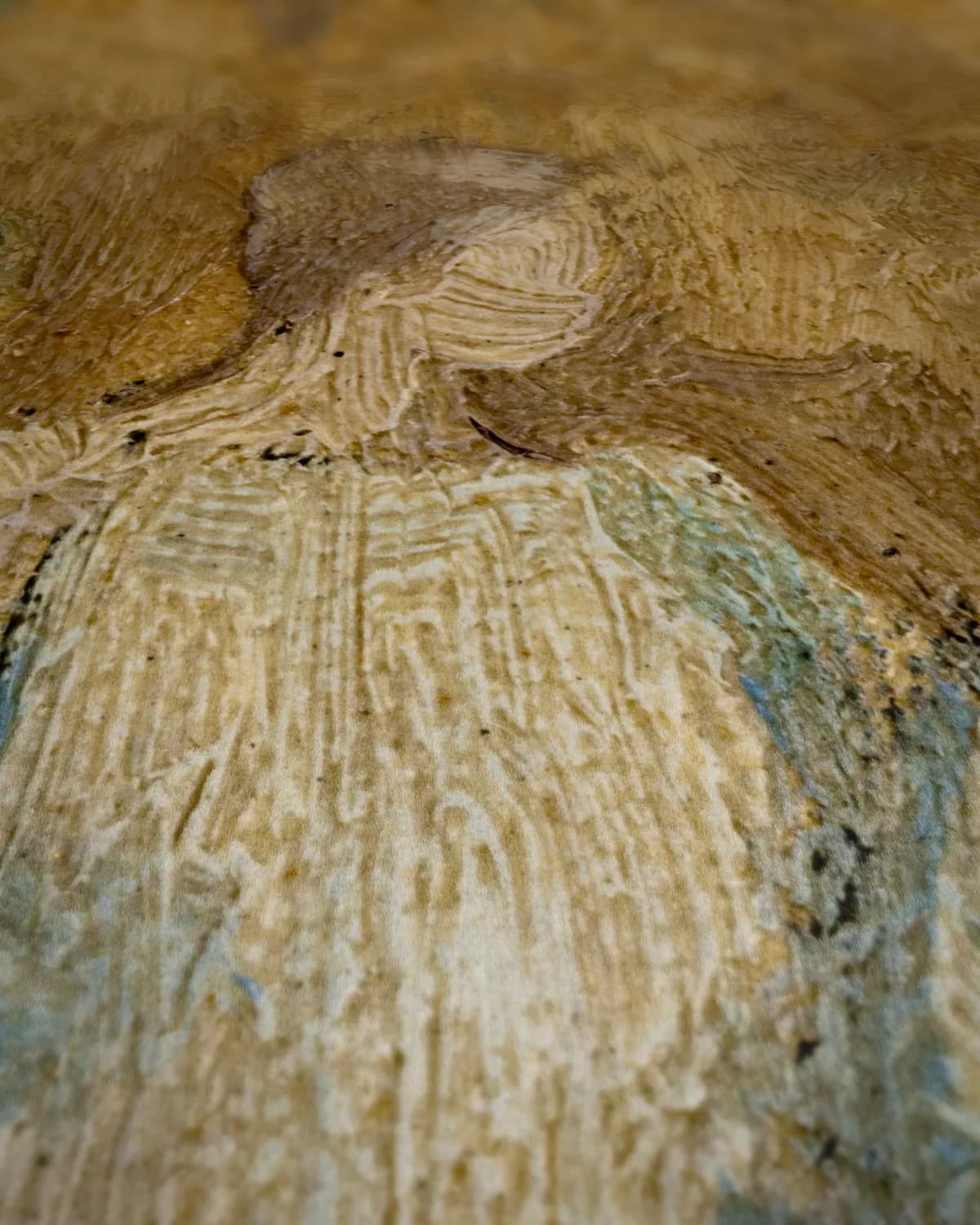 Allegorie van de Inspiratie op geweven fluweel, uitsnede 3 van 3