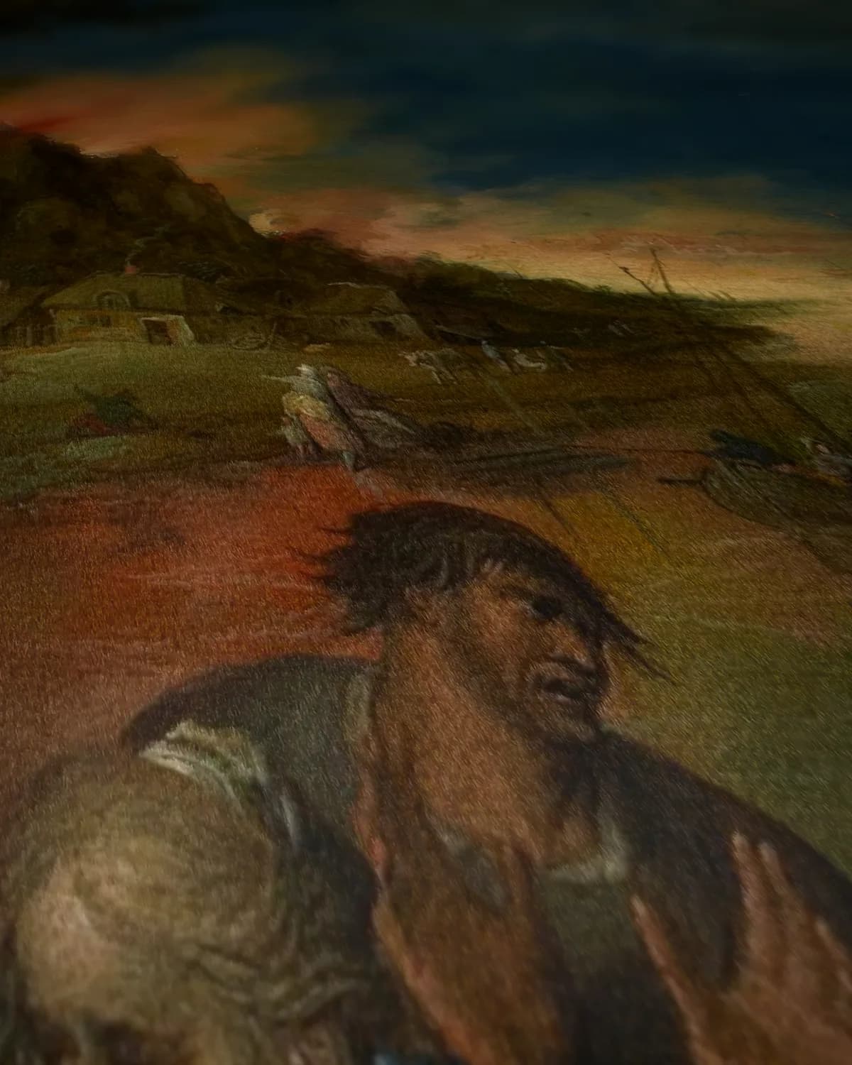 Allegorie van de oorlog op geweven fluweel, uitsnede 2 van 3