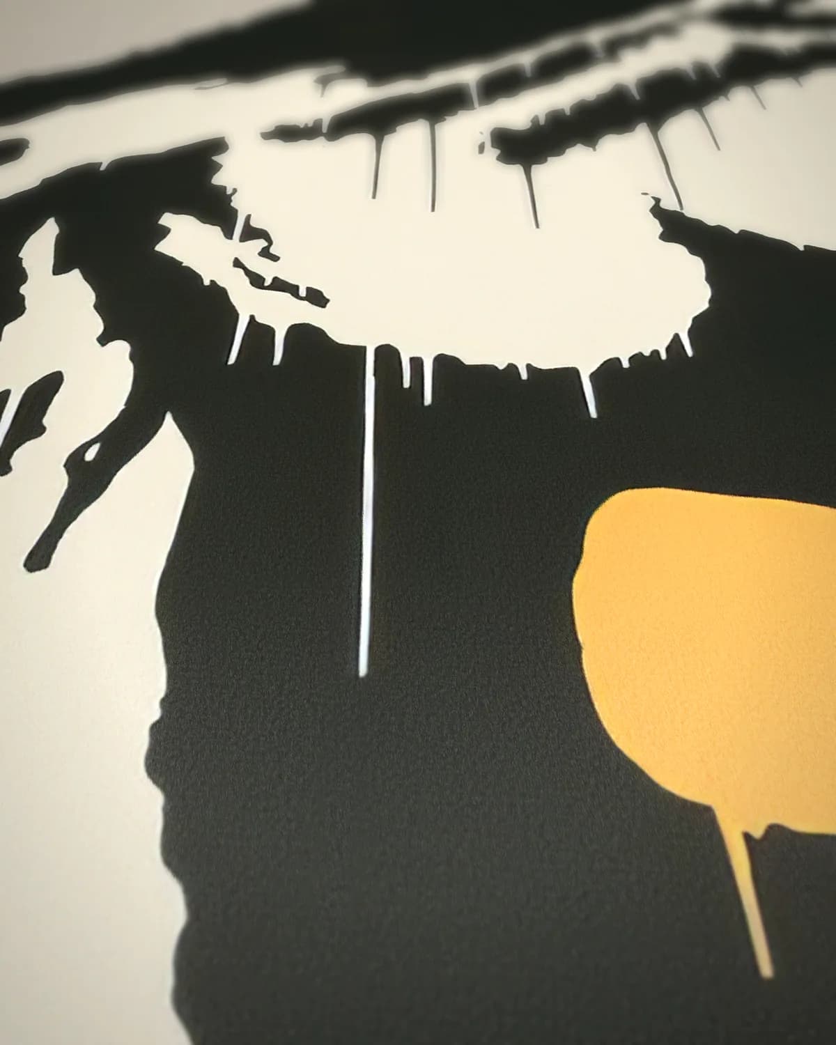 Banksy Madonna op geweven fluweel, uitsnede 3 van 3