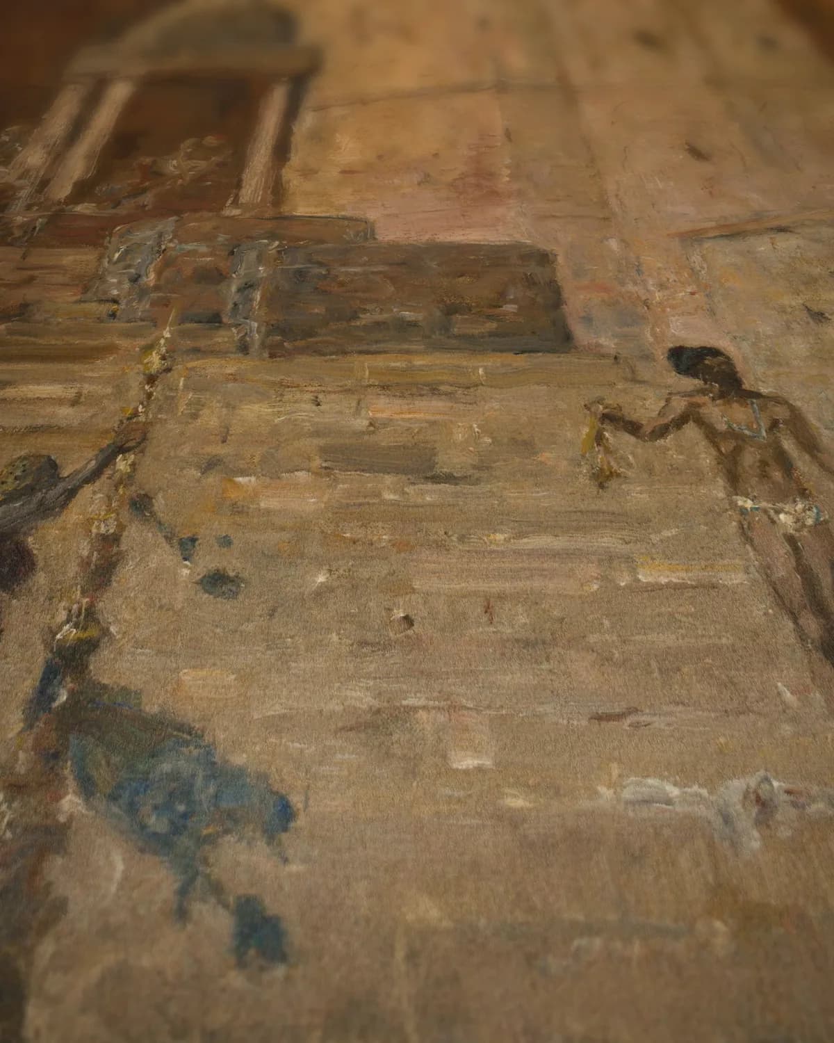 Benares, 1913 op geweven fluweel, uitsnede 3 van 3