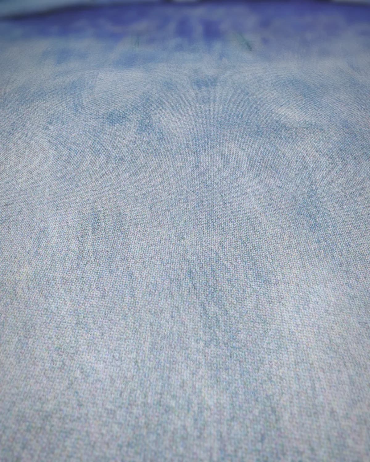 Blauwe Bergketen op geweven fluweel, uitsnede 1 van 3