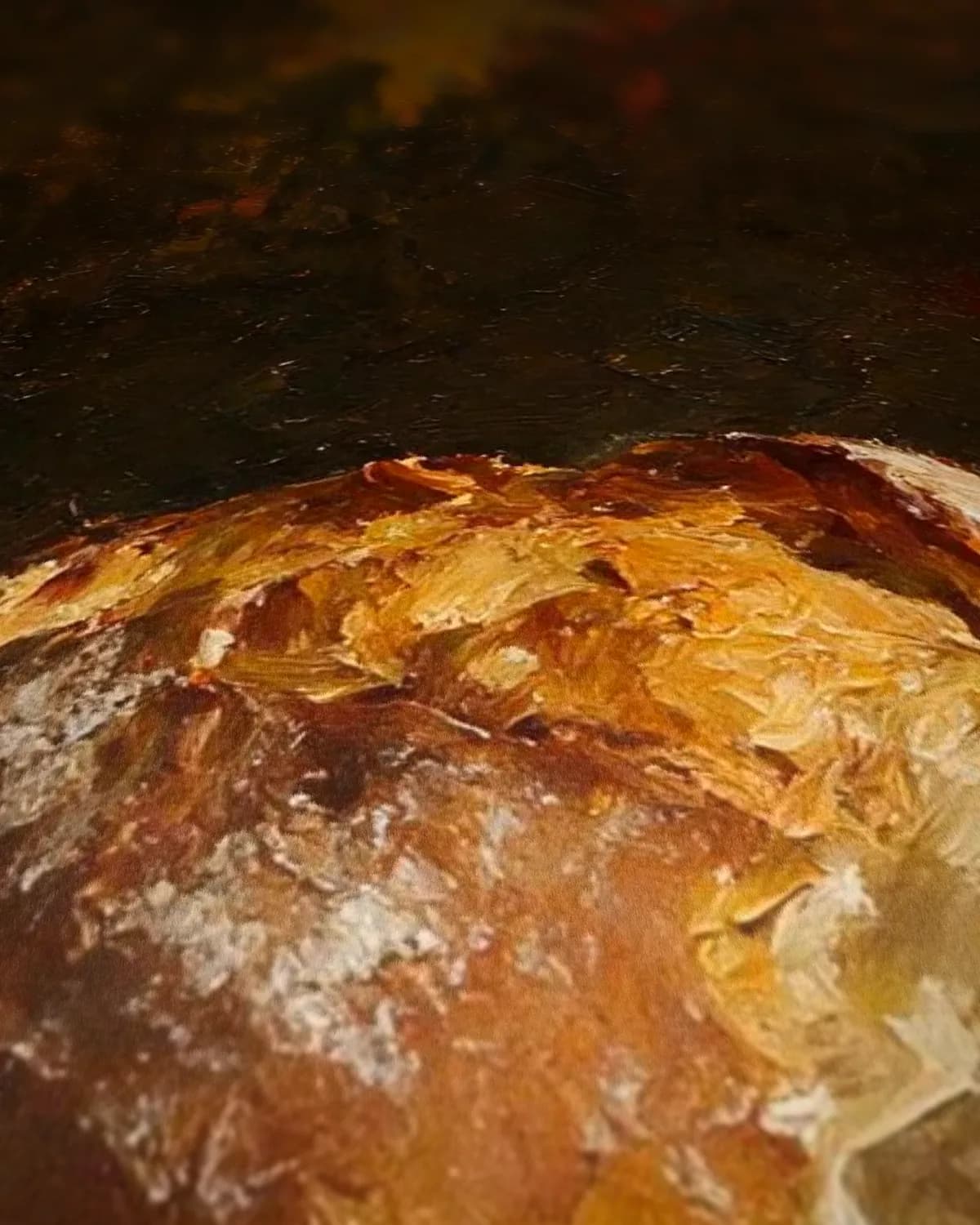 Brood en mes op geweven fluweel, uitsnede 3 van 3