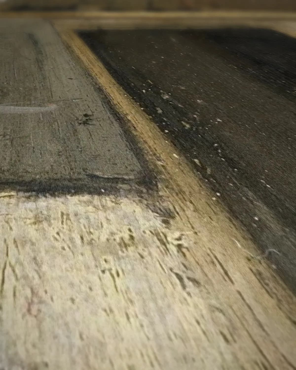 Buurpraatje op geweven fluweel, uitsnede 2 van 3
