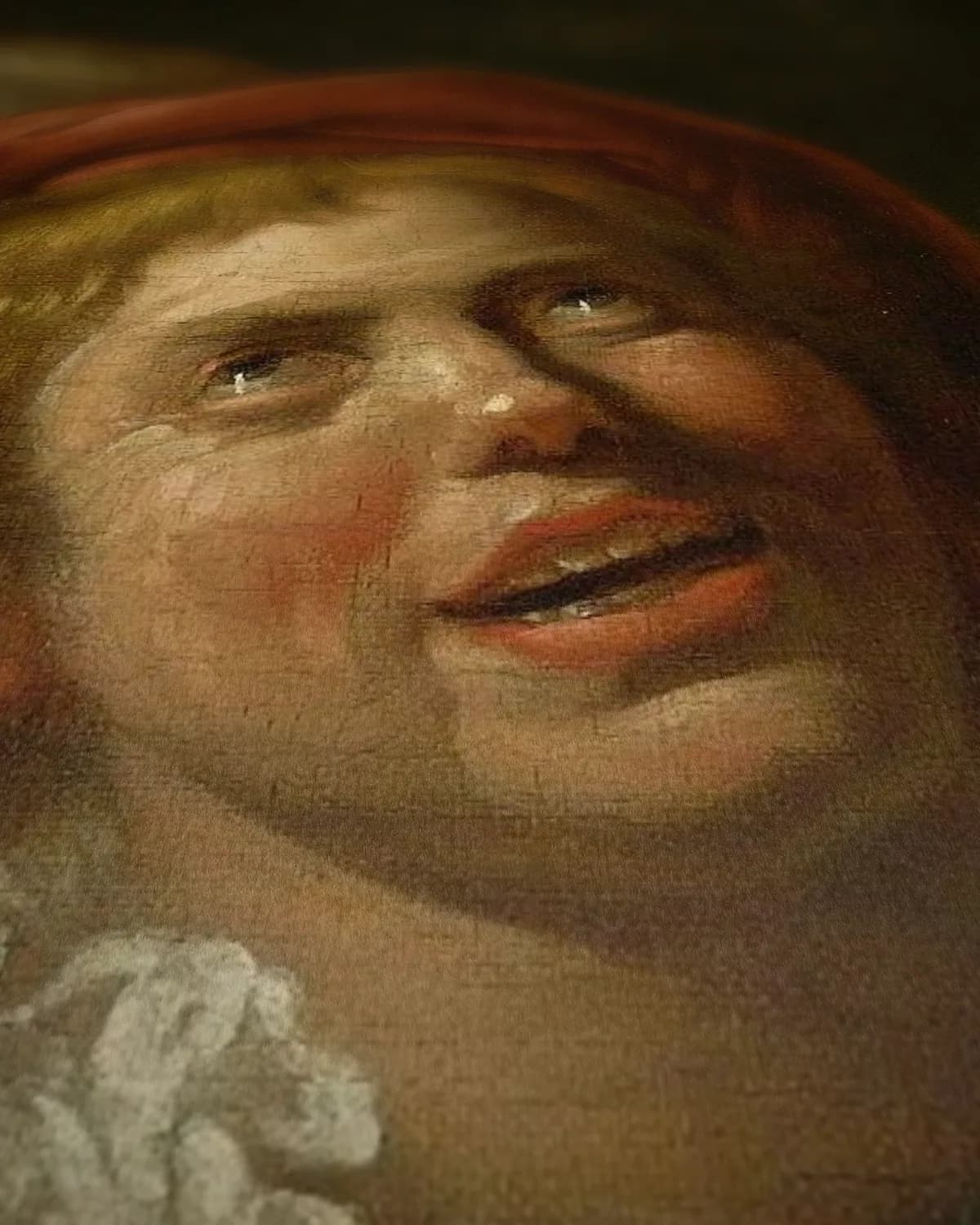 Cellospeler op geweven fluweel, uitsnede 3 van 3