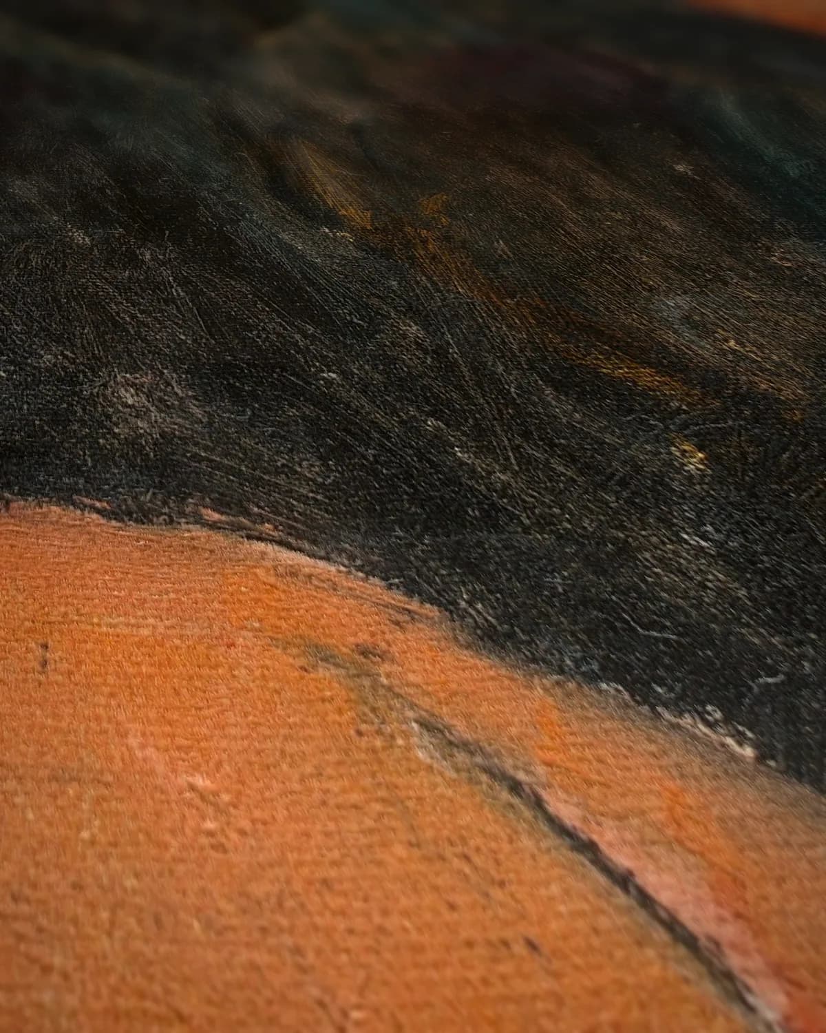 Chaïm Soutine op geweven fluweel, uitsnede 2 van 3