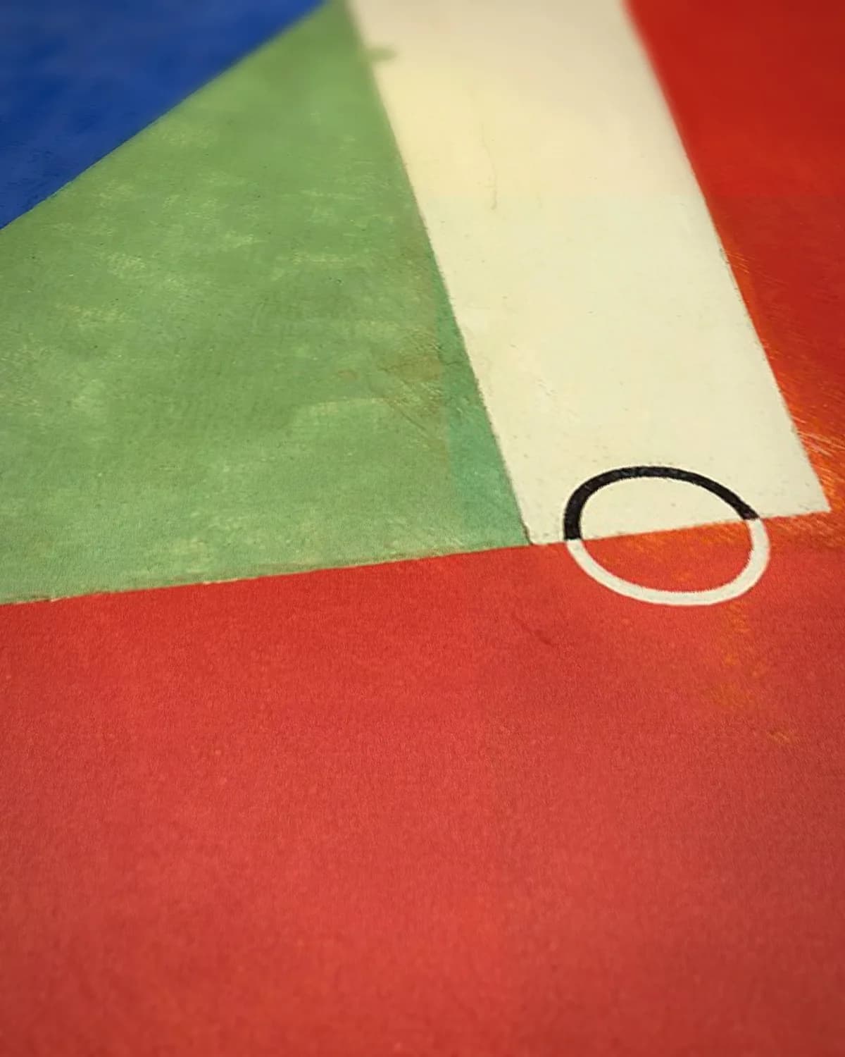 Composition op geweven fluweel, uitsnede 3 van 3