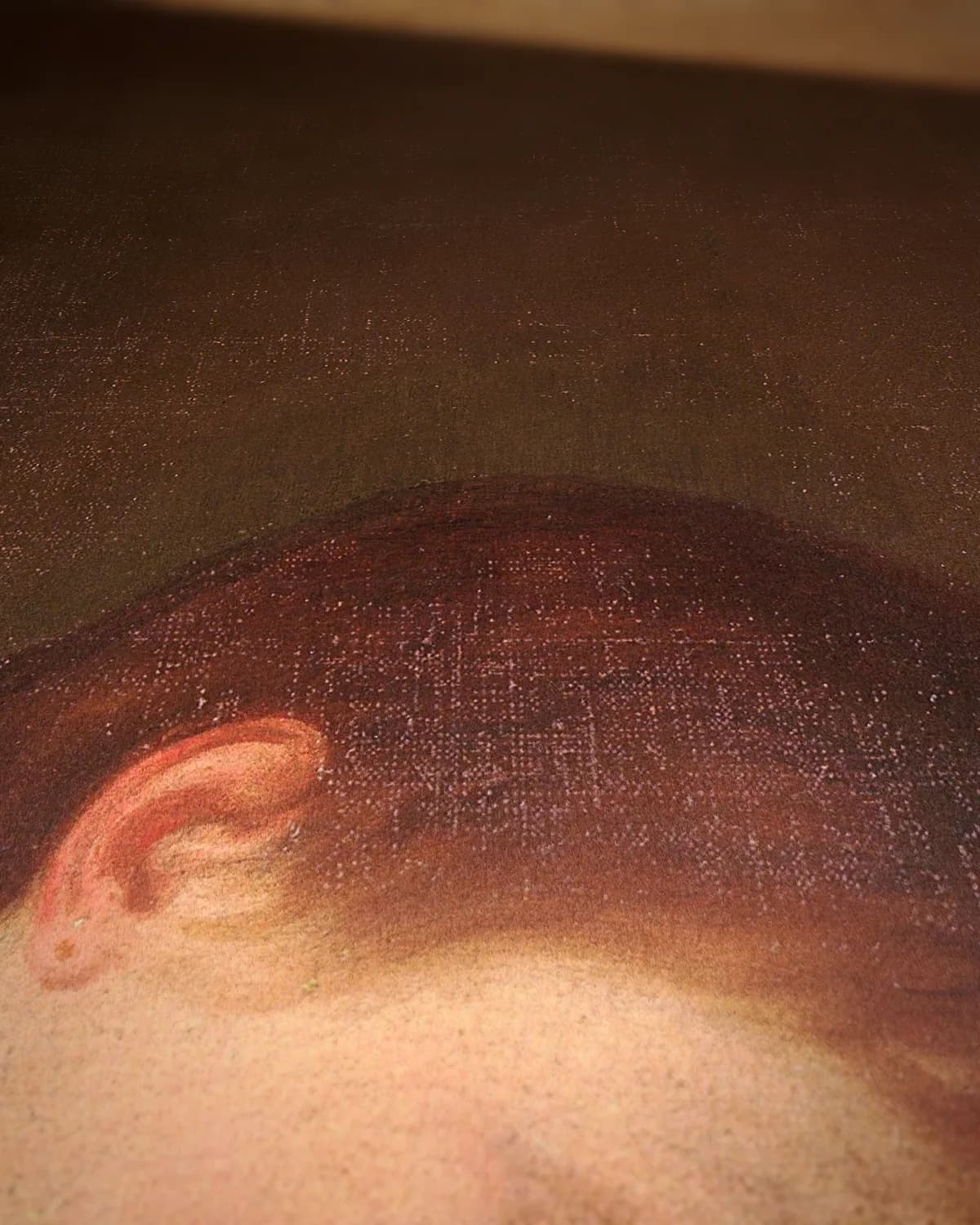 De boetvaardige Magdalena op geweven fluweel, uitsnede 3 van 3