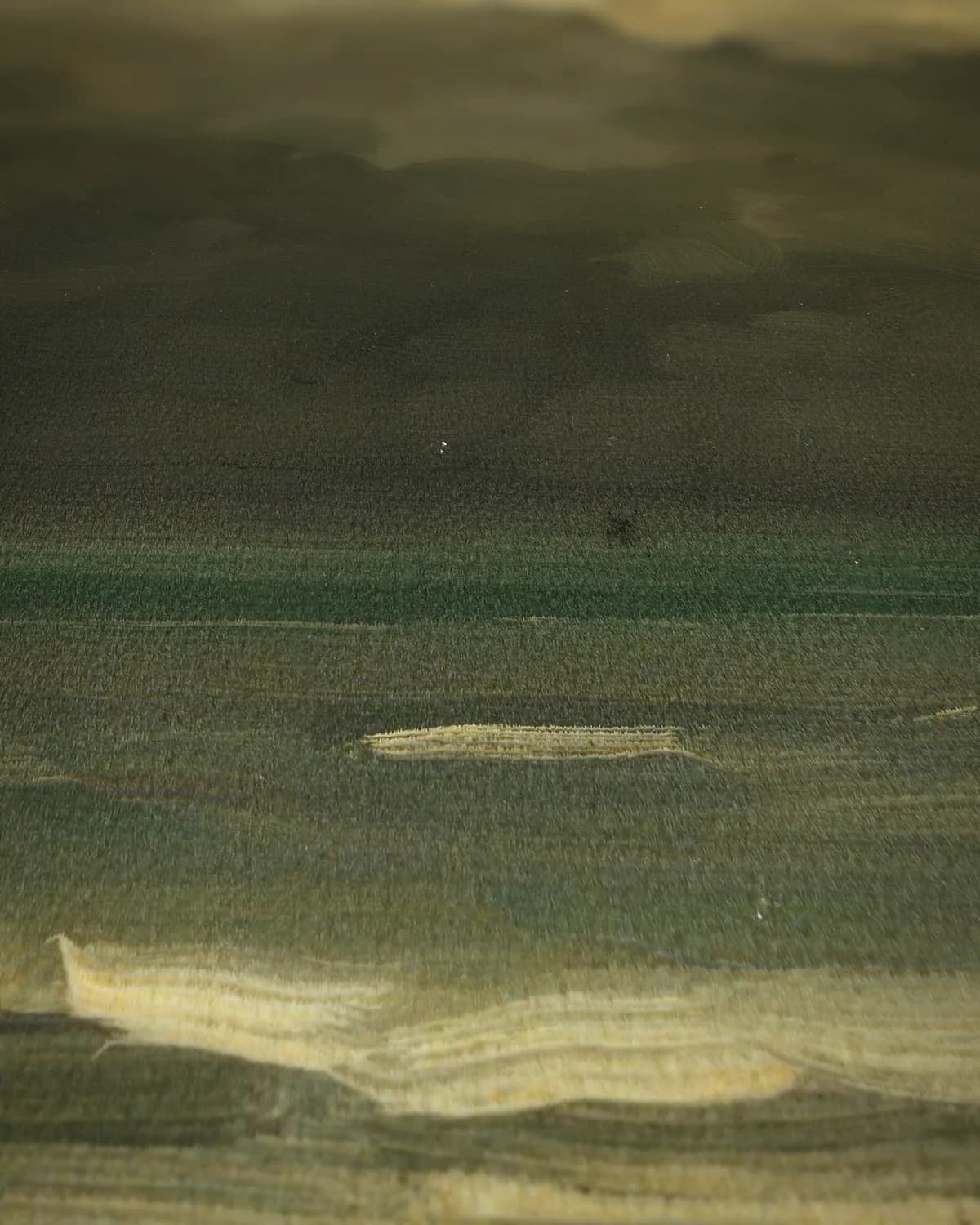 De brekende golven op geweven fluweel, uitsnede 1 van 3