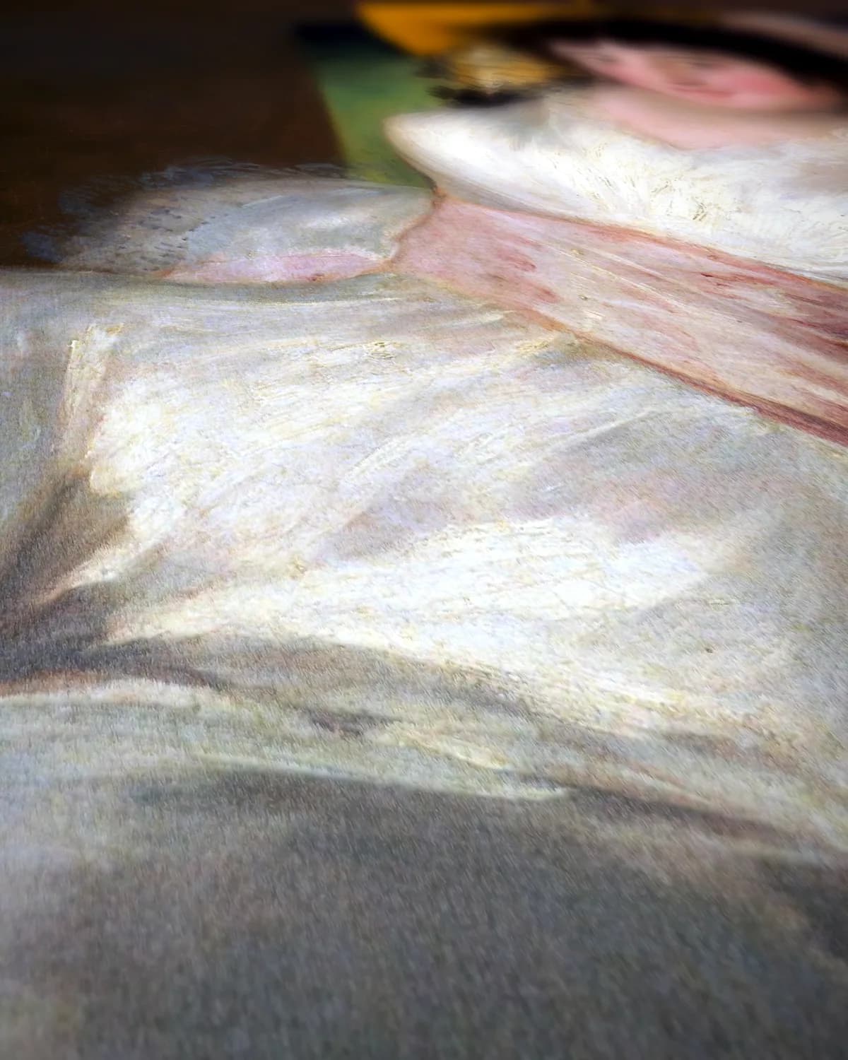 De Geklede Maja op geweven fluweel, uitsnede 2 van 3