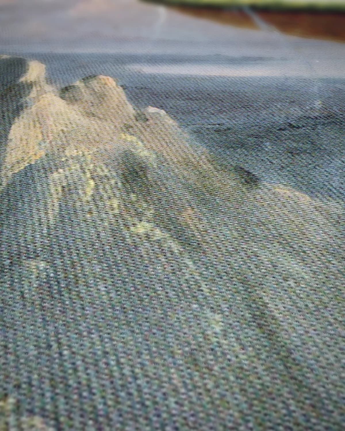 De Hemelse Kelk op geweven fluweel, uitsnede 1 van 3