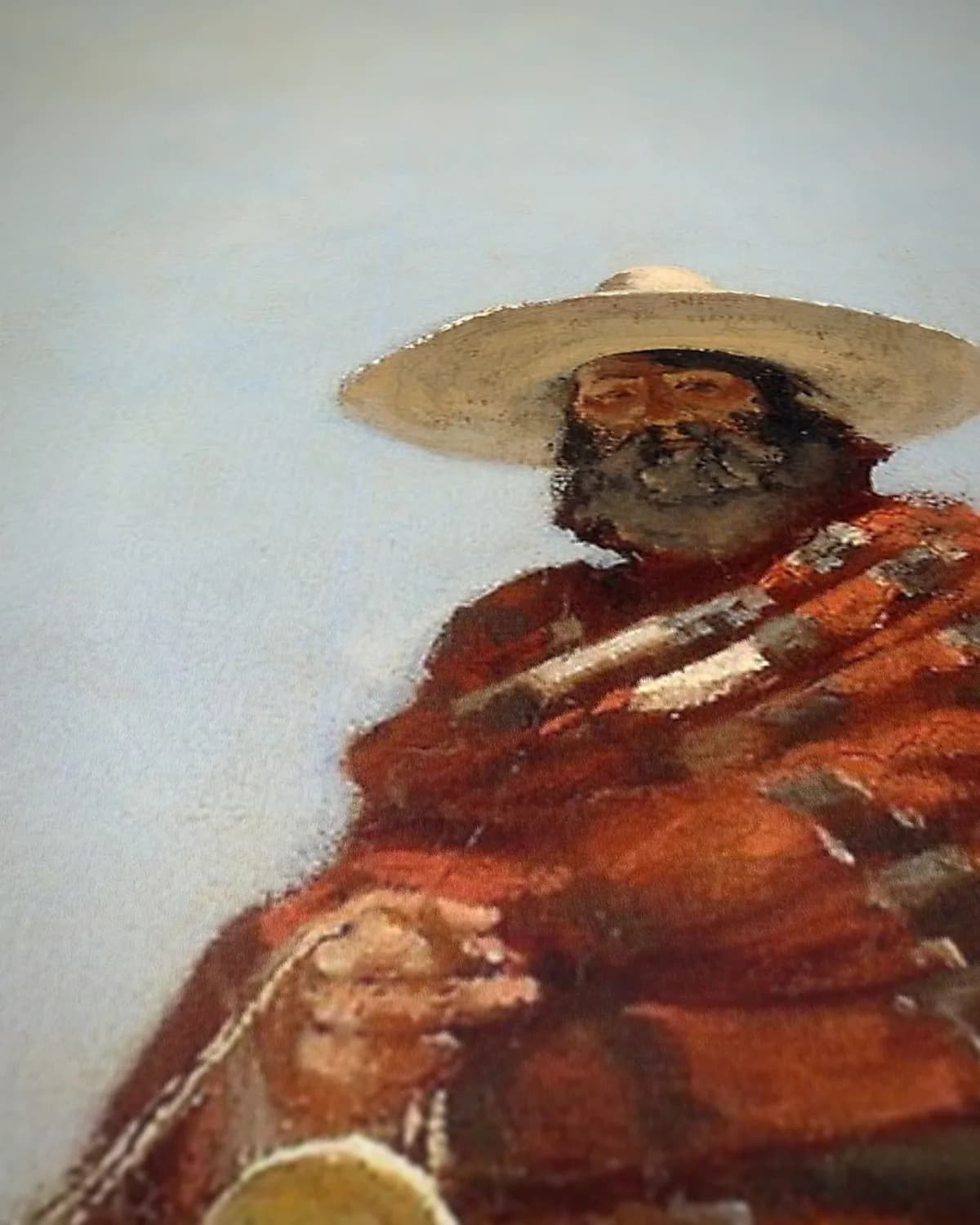 De Mexicaanse vaquero op geweven fluweel, uitsnede 3 van 3