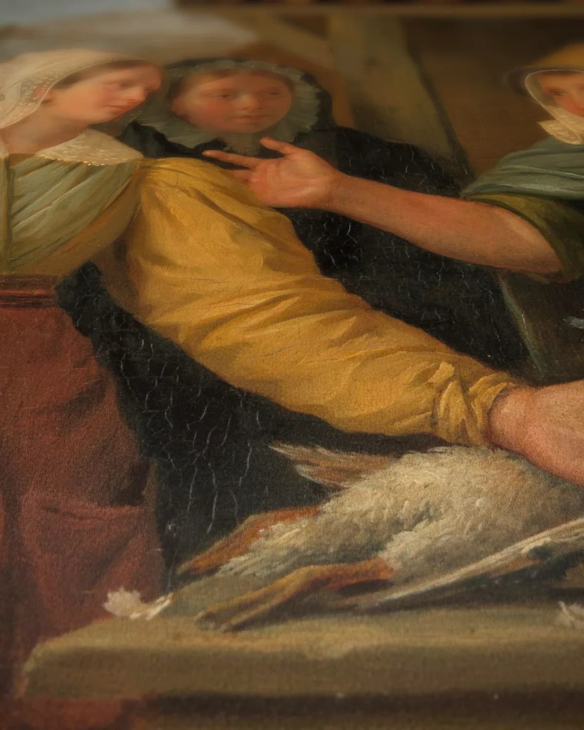 De poelierskraam op geweven fluweel, uitsnede 3 van 3