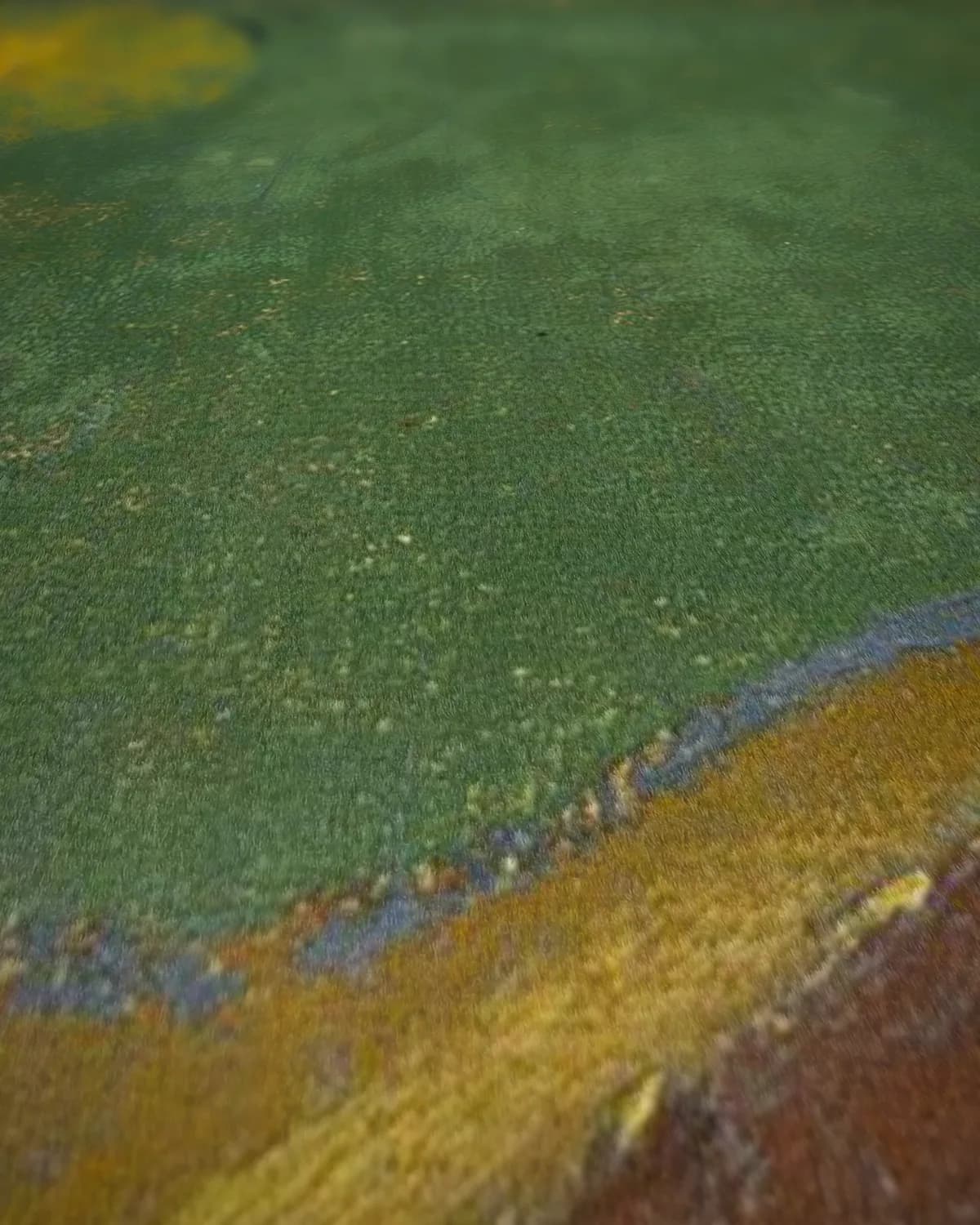 De stoel van Gauguin op geweven fluweel, uitsnede 1 van 3